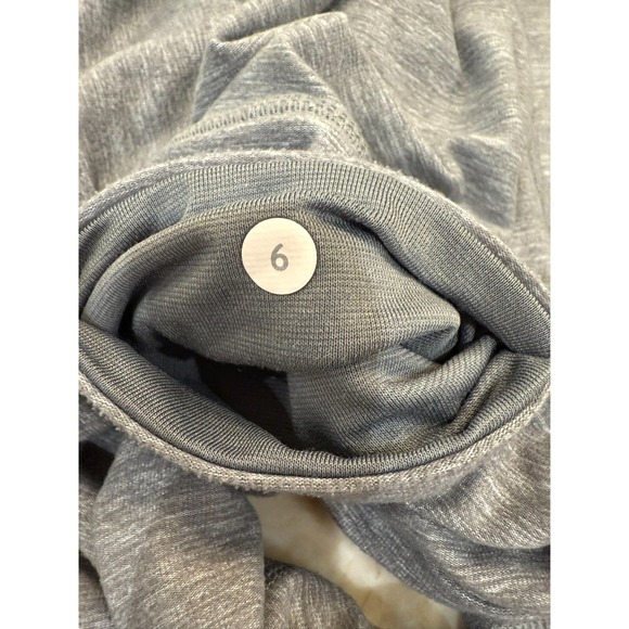 Lululemon Wunder Unders Cropped Grey Leggings Women's size 6 - Picture 2 of 4